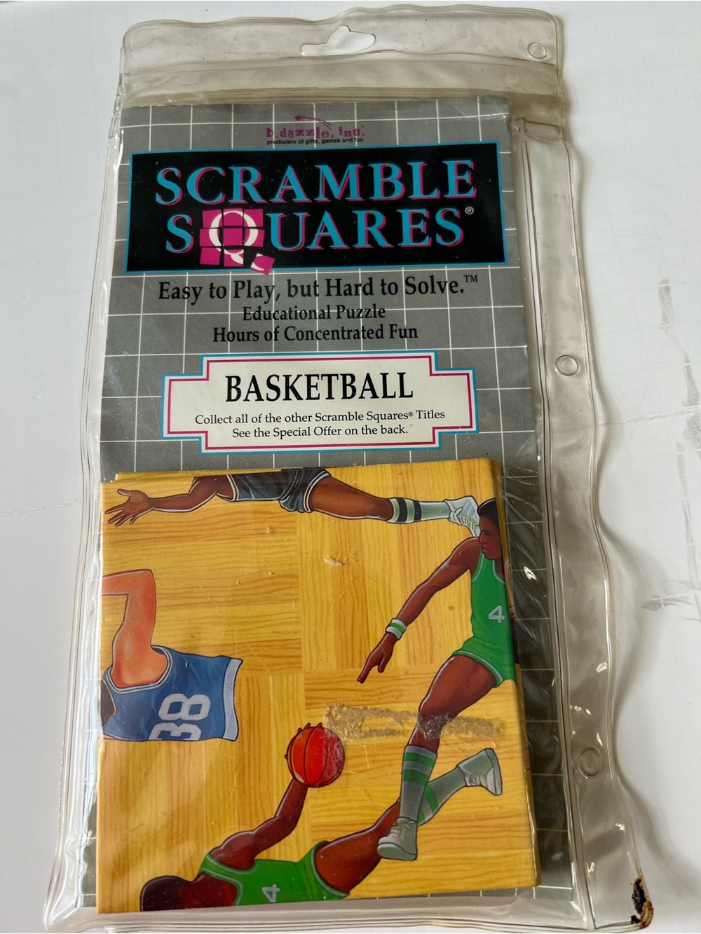 Scramble Squares Puzzle Basketball Educational Fun Games b.dazzle